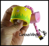 Wooden Collapsing Thumb Dancing Push Puppet Animals
