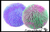 Multi-Color Tie Dye Swirl Jumbo 8" Puffer Ball - Sensory Therapy Fidget Stress Balls - OT Autism SPD
