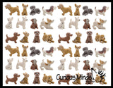 Cute Tiny Dog Figurines - Mini Toys - Small Novelty Prize Toy - Party Favors - Gift