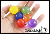 LAST CHANCE - LIMITED STOCK - SALE  -  1" Jelly Ball - Sensory Fidget Toy - Individually Wrapped Mini Squeeze Balls