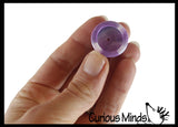 Small 1" Tiny Marble Poppers - Rubber Pop Up Toy - Pop and Drop - Turn Dome Inside Out & Watch it Fly - Fun Classic Retro Novelty Toy for Birthday Goodie Bags Prizes
