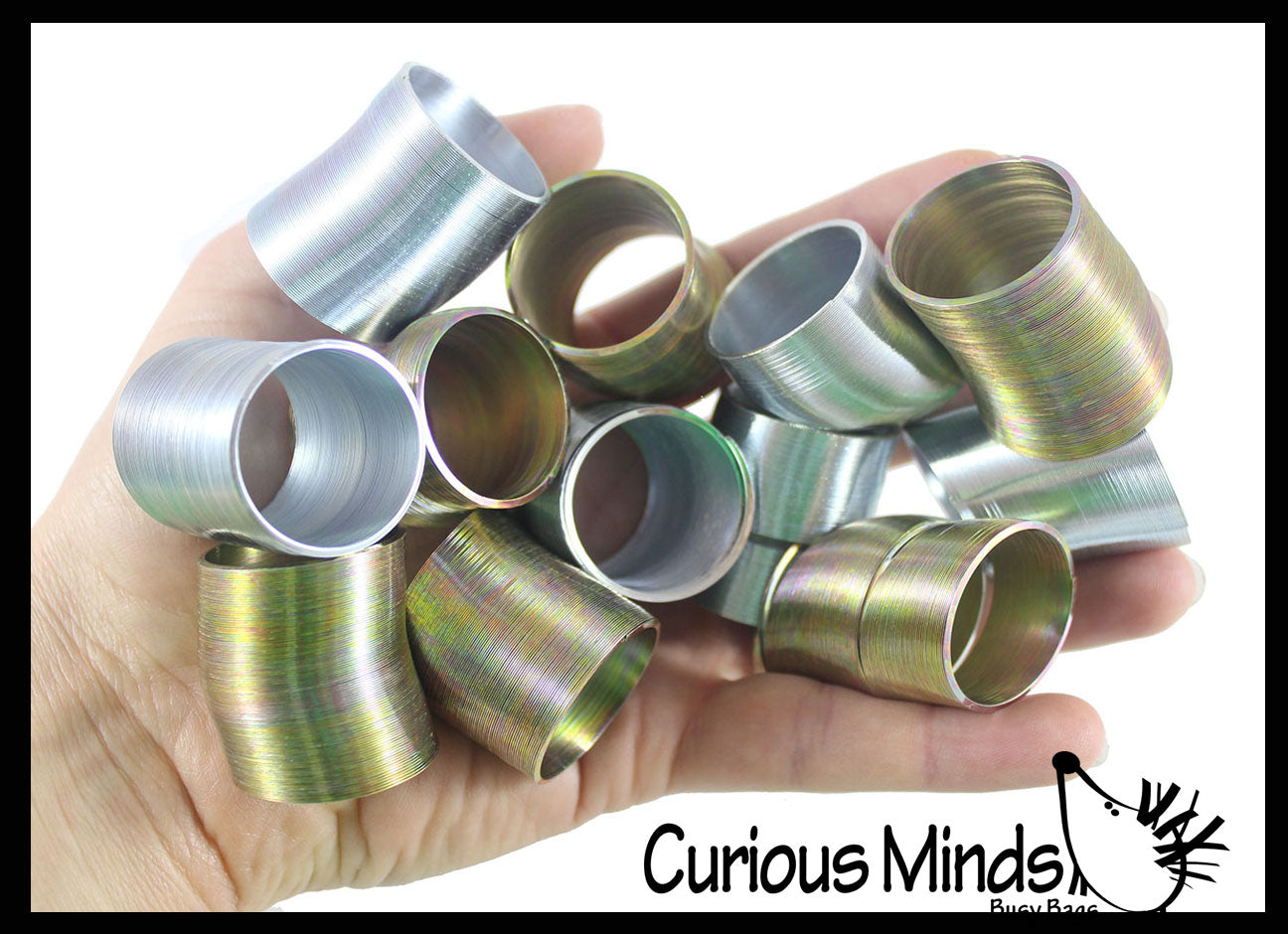 Tiny Metal Spring Toy - Sensory Fidget Toy | Curious Minds Busy Bags