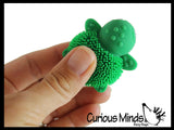 Mini Puffer Turtles - Small Novelty Toy - Party Favors - Cute Tiny Fidget Toys - Turtle Lover