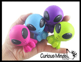 LAST CHANCE - LIMITED STOCK - Small Bright Alien Squishy Slow Rise Foam -  Scented Sensory, Stress, Fidget Toy Memory Foam Expands