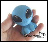 LAST CHANCE - LIMITED STOCK - Small Bright Alien Squishy Slow Rise Foam -  Scented Sensory, Stress, Fidget Toy Memory Foam Expands