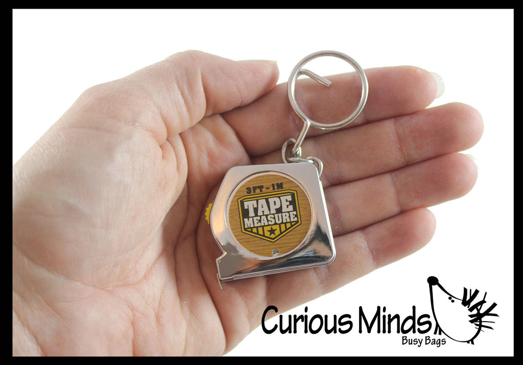 Mini Tape Measure  - Functional Tool Keychain