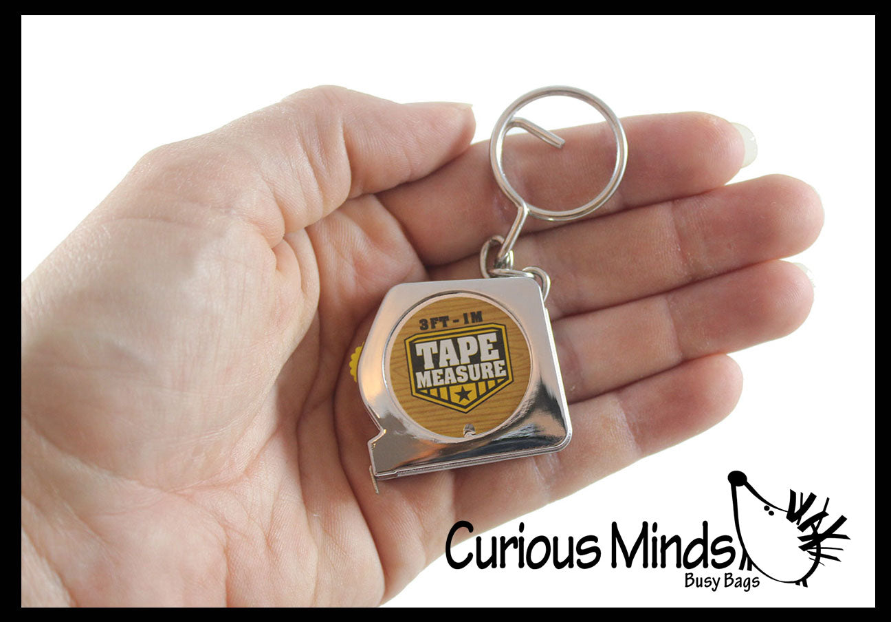 Mini Tape Measure - Functional Tool Keychain