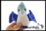 Cute Baby Pterodactyl Dino Plush Stuffed Animals- Adorable Mini Plushie Pteranodon Dinosaur