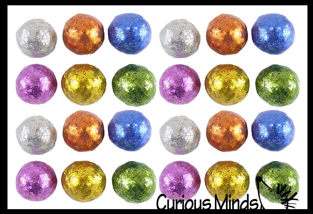 Glitter Bead Sensory Stress Balls