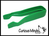 3 CHUNKY Safety Plastic Tweezers for Children - Fine Motor Tools, Occupational Therapy, Special Needs, Sensory Bin, Preschool Tools
