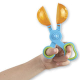 Scoop tongs for adding fine motor practice to busy bags and sensory bins
