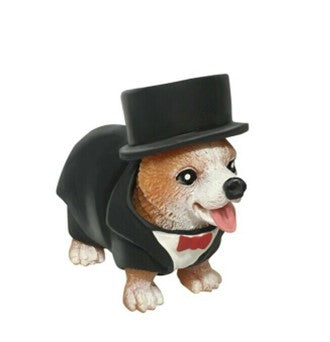 Cute Dog in Costume - Dog Crushed Bead Sand Filled - Doggy Lover Senso