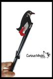 Classic Wooden Trapeze Penguin Toy - Animal Swings and Does Flips and Tricks - Wood Toy