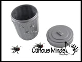 Tweezing Bugs - Fine Motor Activity - Bugs in Trash Can Busy Bag