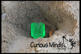 Large Gem and Coin Treasure Hunt Sand Toy - Dig sift and find buried coins jewels and gems.  Sensory bin