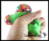 LAST CHANCE - LIMITED STOCK - Set of 5 Reptile & Amphibian Animal Mesh Ball Bundle - Boy Alligator/Turtle/Shark/Dinosaur/Frog - Squishy Water Bead Stress Ball - Mesh  Fun Fidget - Crocodile Gator - Blob Webby Mesh Ball - Squishy Fidget Ball