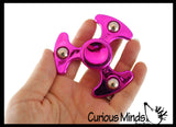 LAST CHANCE - LIMITED STOCK - SALE  - UFO Metallic Fidget Spinner Toy - Spinning Hand Fidget - Anxiety ADHD