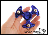 LAST CHANCE - LIMITED STOCK - SALE  - UFO Metallic Fidget Spinner Toy - Spinning Hand Fidget - Anxiety ADHD