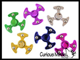 LAST CHANCE - LIMITED STOCK - SALE  - UFO Metallic Fidget Spinner Toy - Spinning Hand Fidget - Anxiety ADHD