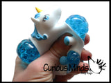 LAST CHANCE - LIMITED STOCK - SALE  -  Unicorn Squishy Blob Mesh Ball with Soft Web - Squishy Fidget Ball