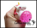 LAST CHANCE - LIMITED STOCK - SALE  -  Unicorn Squishy Blob Mesh Ball with Soft Web - Squishy Fidget Ball
