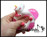 LAST CHANCE - LIMITED STOCK - SALE  -  Unicorn Squishy Blob Mesh Ball with Soft Web - Squishy Fidget Ball