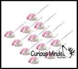 LAST CHANCE - LIMITED STOCK - Unique 3D Unicorn Eraser With Pencil Horn - Eraser is Pencil Holder - Novelty and Functional Adorable Eraser Novelty Prize, School Classroom Supply