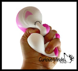 Unicorn Stretchy Squishy Squeeze Stress Ball Soft Doh Filling - Like Shaving Cream - Sensory, Fidget Toy