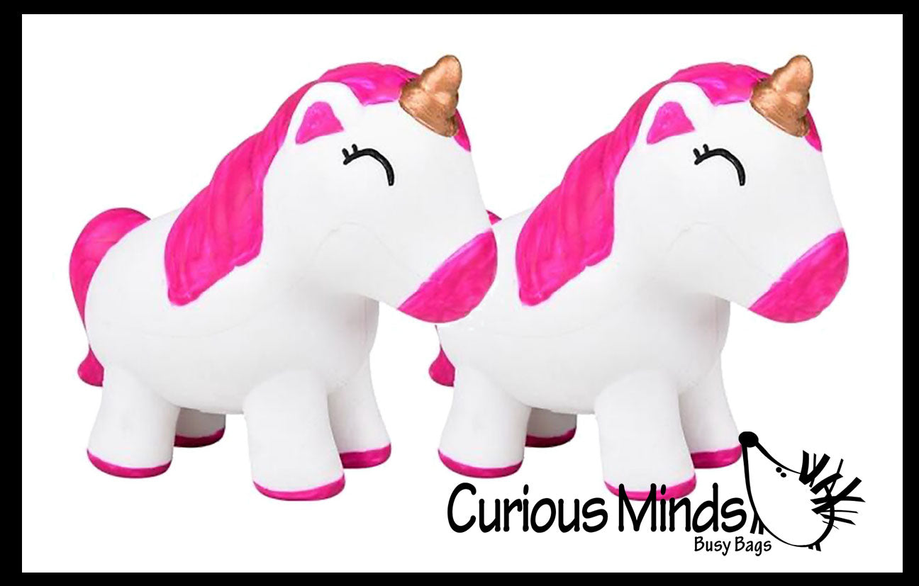 Unicorn Stretchy Squishy Squeeze Stress Ball Soft Doh Filling - Like S ...