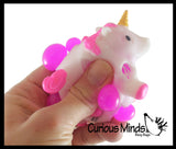 LAST CHANCE - LIMITED STOCK  - SALE - Unicorn Squishy Blob Mesh Ball with Thick Gel and Soft Web - Squishy Fidget Ball