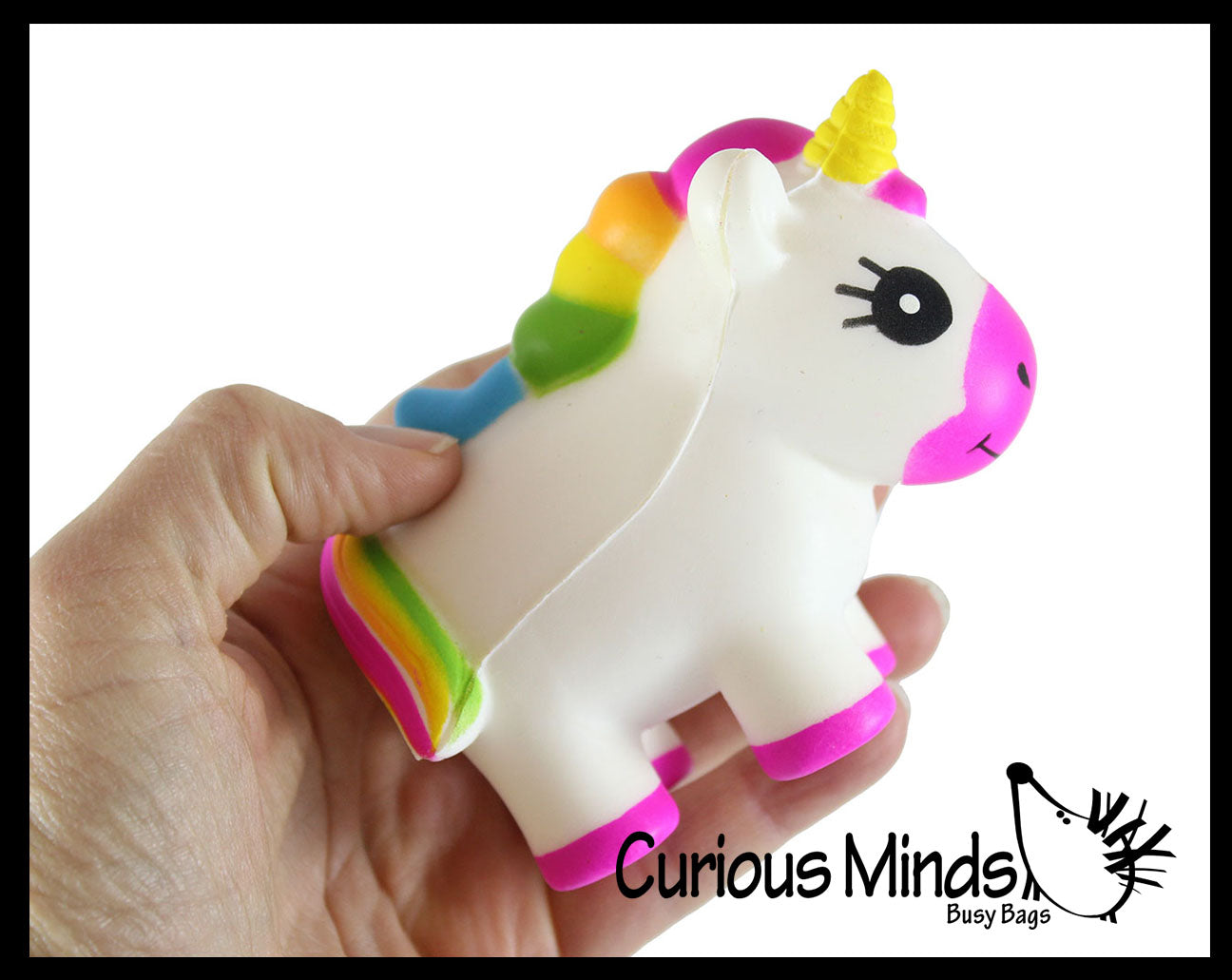 Unicorn Girly Magical Theme Squishy Slow Rise Foam -  Scented Sensory, Stress, Fidget Toy