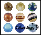 Universe Solar System Stress Ball Toy Set - Educational Learning Toy - Outer Space Planets