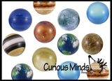 Universe Solar System Stress Ball Toy Set - Educational Learning Toy - Outer Space Planets