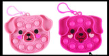 Dog Valentines Day Bubble Popper Fidget Toy - Fun Party Favor Toy - Heart Love