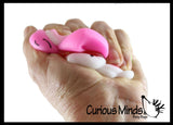 Valentine's Day Heart Mochi Squishy  - Adorable Cute Kawaii - Individually Wrapped Toys - Sensory, Stress, Fidget Party Favor Toy