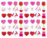 Valentine's Day Heart Mochi Squishy  - Adorable Cute Kawaii - Individually Wrapped Toys - Sensory, Stress, Fidget Party Favor Toy