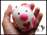 LAST CHANCE - LIMITED STOCK - Valentine's Day Slow Rise Animals - Heart Love Valentine Gift-  Scented Sensory, Stress, Fidget Toy - Be My Valentine