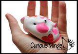 LAST CHANCE - LIMITED STOCK - Valentine's Day Slow Rise Animals - Heart Love Valentine Gift-  Scented Sensory, Stress, Fidget Toy - Be My Valentine
