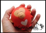 LAST CHANCE - LIMITED STOCK - Valentine's Day Slow Rise Animals - Heart Love Valentine Gift-  Scented Sensory, Stress, Fidget Toy - Be My Valentine