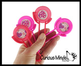 Fun Disc Shooter Toy - Valentine's Day Cards for Kids - Cute Valentine for Classroom Exchange