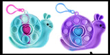Snail Valentines Day Bubble Popper Fidget Toy - Fun Party Favor Toy - Heart Love