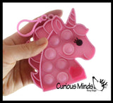 Unicorn Valentines Day Bubble Popper Fidget Toy - Fun Party Favor Toy - Heart Love