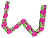 LAST CHANCE - LIMITED STOCK  - SALE - Large Wacky Tracks Click And Snap Fidget Toy - Chain Track - Bend and Twist In Wacky Crazy Shapes Puzzle