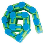 LAST CHANCE - LIMITED STOCK  - SALE - Large Wacky Tracks Click And Snap Fidget Toy - Chain Track - Bend and Twist In Wacky Crazy Shapes Puzzle