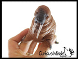 Walrus Stretchy and Squeezy Toy - Crunchy Bead Filled - Fidget Stress Ball