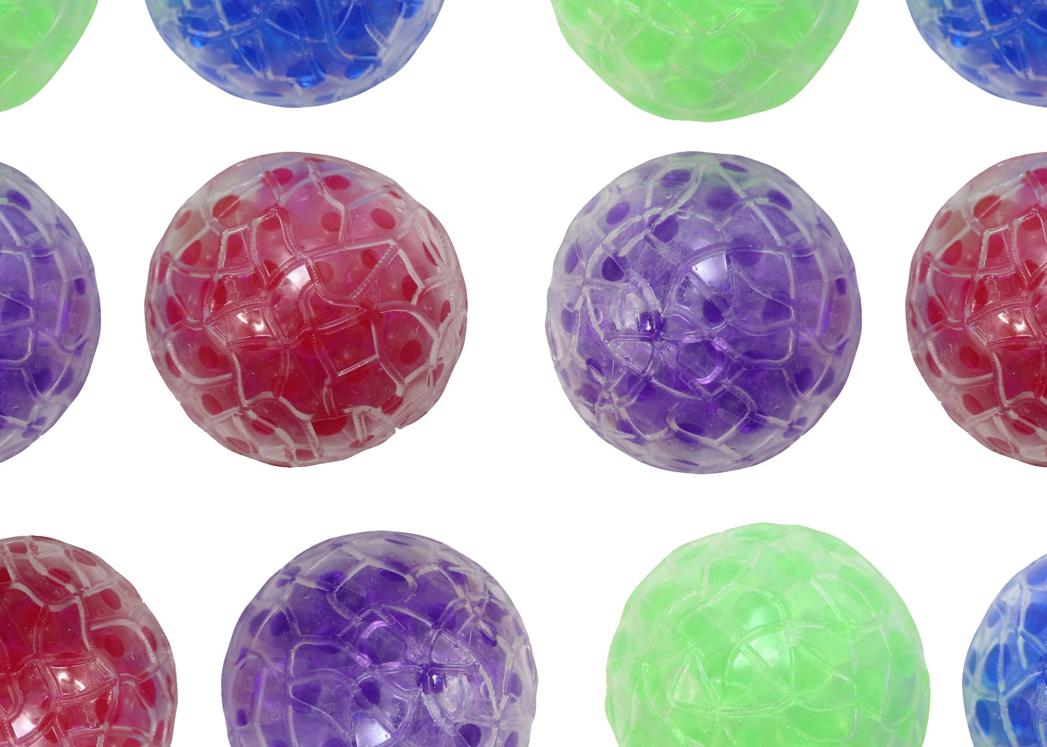 Squishy ball sale with beads inside