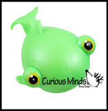 LAST CHANCE - LIMITED STOCK - Jumbo Fish With Bulging Eyes Water Bead Filled Squeeze Stress Ball  -  Sensory, Stress, Fidget Toy