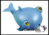LAST CHANCE - LIMITED STOCK - Jumbo Fish With Bulging Eyes Water Bead Filled Squeeze Stress Ball  -  Sensory, Stress, Fidget Toy
