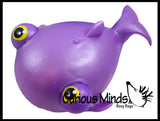LAST CHANCE - LIMITED STOCK - Jumbo Fish With Bulging Eyes Water Bead Filled Squeeze Stress Ball  -  Sensory, Stress, Fidget Toy