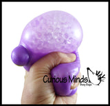 LAST CHANCE - LIMITED STOCK - Jumbo Fish With Bulging Eyes Water Bead Filled Squeeze Stress Ball  -  Sensory, Stress, Fidget Toy